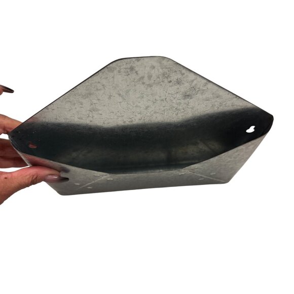 Galvanized Metal Wall-Mount Envelope Mail Holder Organizer Decor - Picture 2 of 3